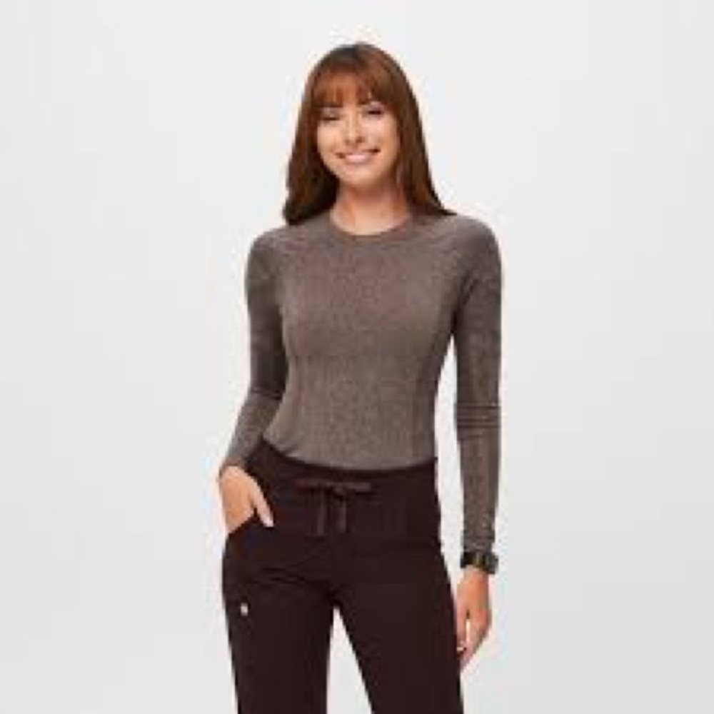 Figs Salta Seamless Longsleeve Underscrub 🤎